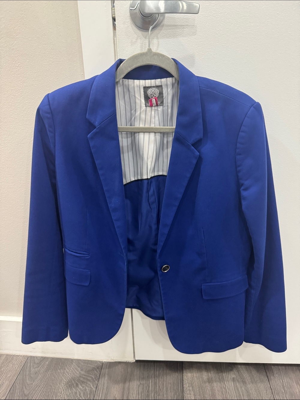 Vince Camuto Cobalt Blue Single-Button Blazer